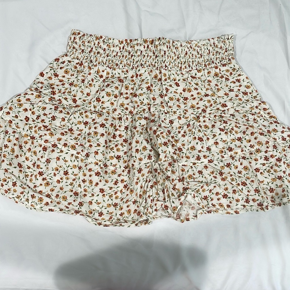 Floral Miniskirt Size M